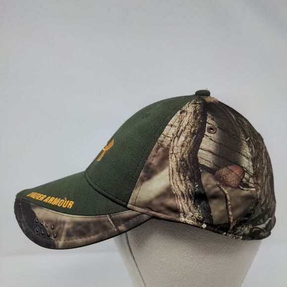 Under Armour Fitted Hat Camouflage L/XL Embroidered Hunting Outdoor - Picture 4 of 10
